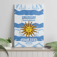 Custom Uruguay Football Canvas Wall Art Vamo La Celeste