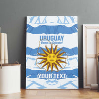 Custom Uruguay Football Canvas Wall Art Vamo La Celeste