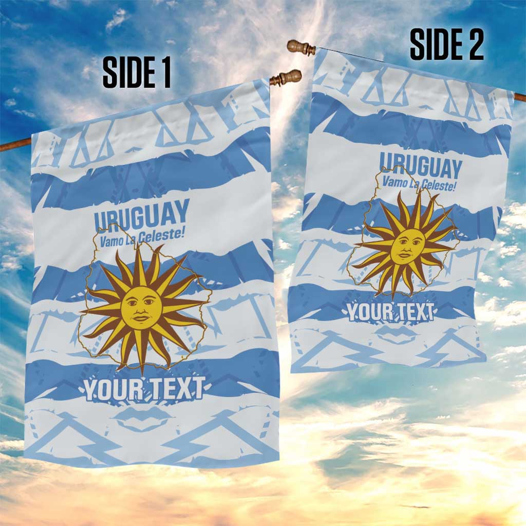 Custom Uruguay Football Garden Flag Vamo La Celeste