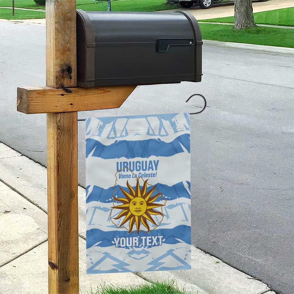 Custom Uruguay Football Garden Flag Vamo La Celeste