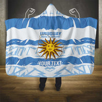 Custom Uruguay Football Hooded Blanket Vamo La Celeste