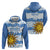 Custom Uruguay Football Hoodie Vamo La Celeste