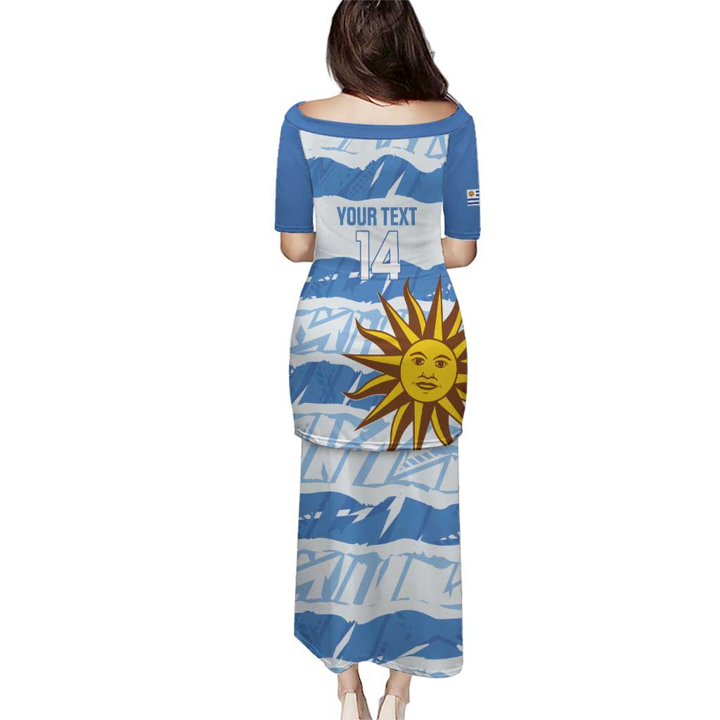 Custom Uruguay Football Puletasi Vamo La Celeste