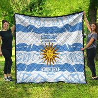 Custom Uruguay Football Quilt Vamo La Celeste
