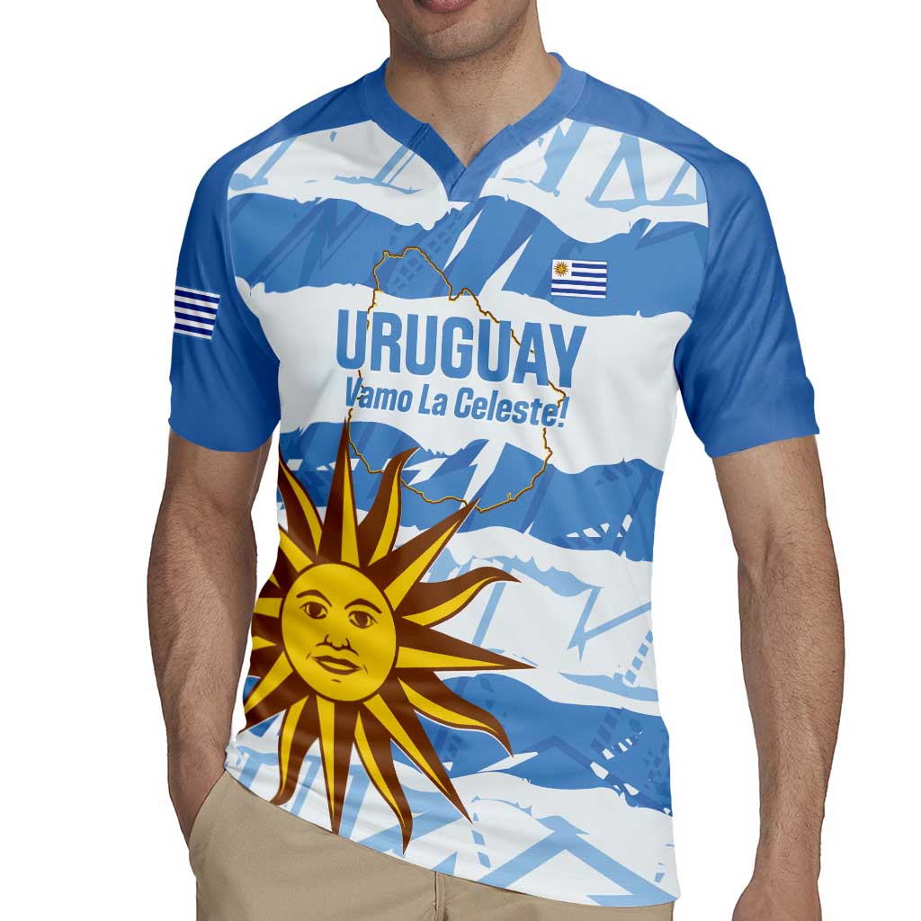 Custom Uruguay Football Rugby Jersey Vamo La Celeste