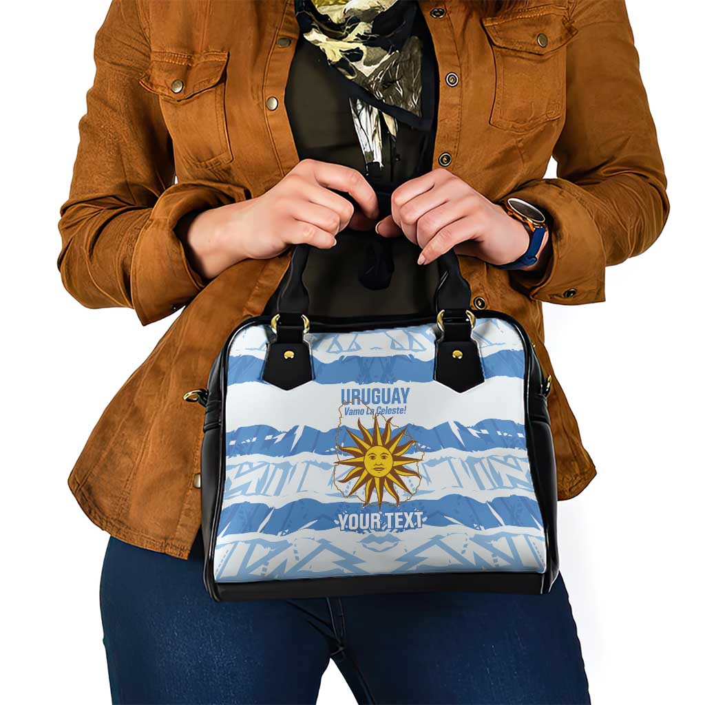 Custom Uruguay Football Shoulder Handbag Vamo La Celeste