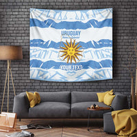 Custom Uruguay Football Tapestry Vamo La Celeste