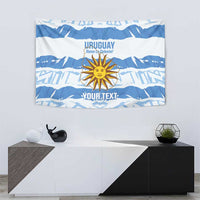Custom Uruguay Football Tapestry Vamo La Celeste