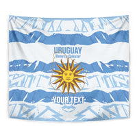 Custom Uruguay Football Tapestry Vamo La Celeste