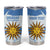 Custom Uruguay Football Tumbler Cup Vamo La Celeste