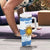 Custom Uruguay Football Tumbler With Handle Vamo La Celeste