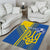 Custom Ukraine Football Area Rug Go Blue And Yellow Folk Pattern
