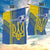 Custom Ukraine Football Garden Flag Go Blue And Yellow Folk Pattern