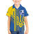 Custom Ukraine Football Hawaiian Shirt Go Blue And Yellow Folk Pattern