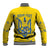 Personalised Ukraine Football Baseball Jacket Glory to Ukrainian