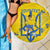 Personalised Ukraine Football Beach Blanket Glory to Ukrainian