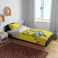 Personalised Ukraine Football Bedding Set Glory to Ukrainian