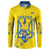 Personalised Ukraine Football Button Sweatshirt Glory to Ukrainian