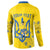 Personalised Ukraine Football Button Sweatshirt Glory to Ukrainian