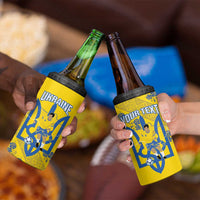 Personalised Ukraine Football 4 in 1 Can Cooler Tumbler Glory to Ukrainian