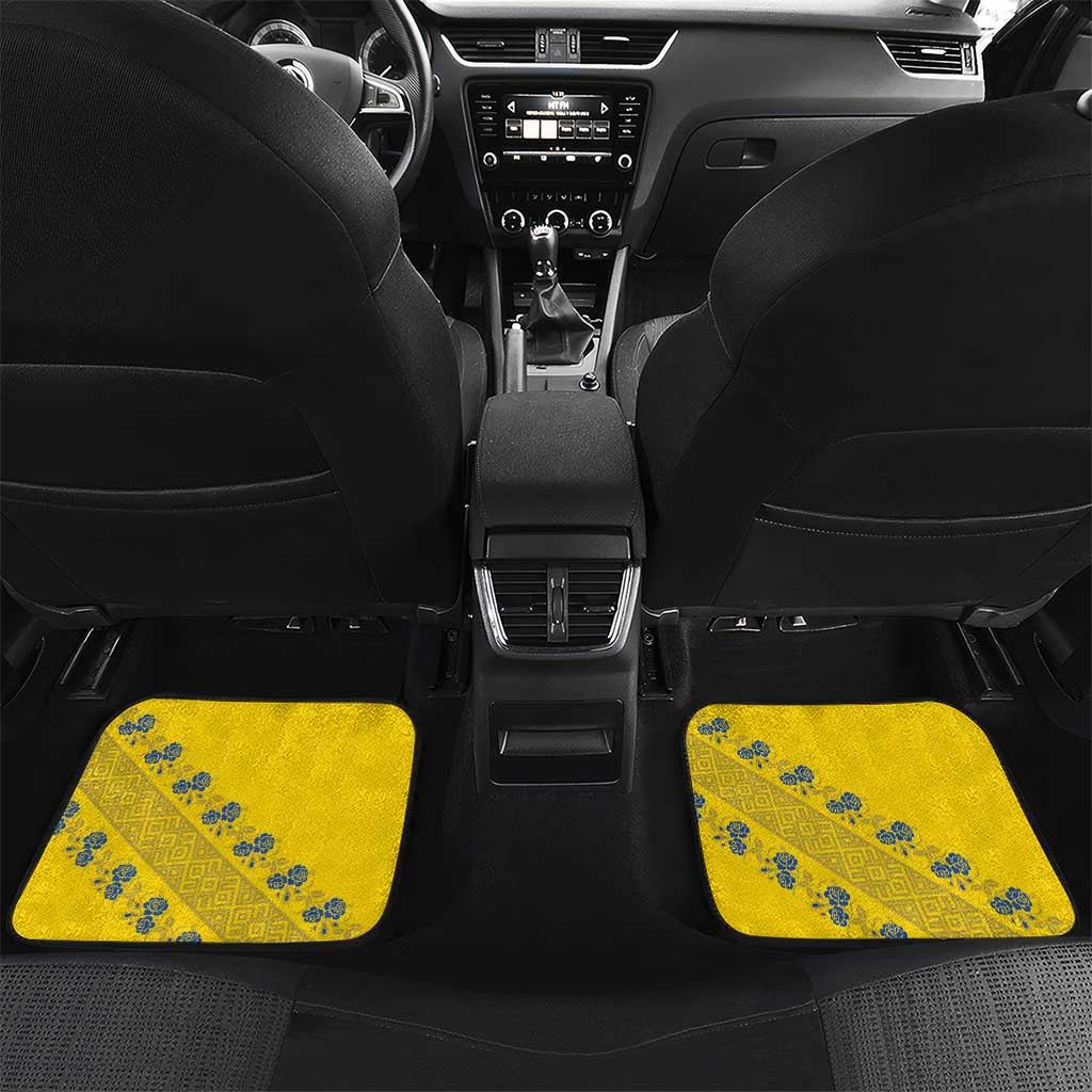 Personalised Ukraine Football Car Mats Glory to Ukrainian