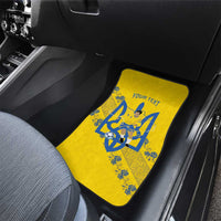 Personalised Ukraine Football Car Mats Glory to Ukrainian