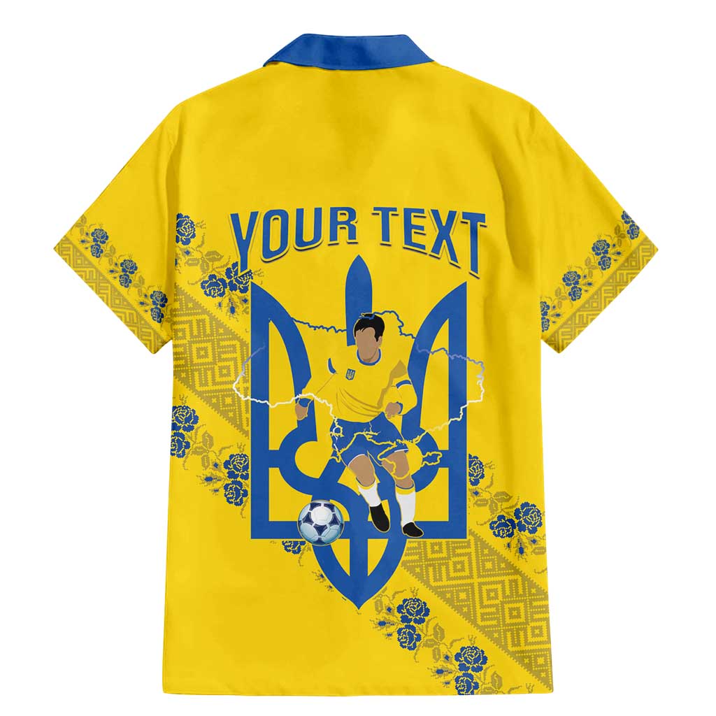 Personalised Ukraine Football Family Matching Mermaid Dress and Hawaiian Shirt Glory to Ukrainian