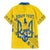 Personalised Ukraine Football Family Matching Mermaid Dress and Hawaiian Shirt Glory to Ukrainian