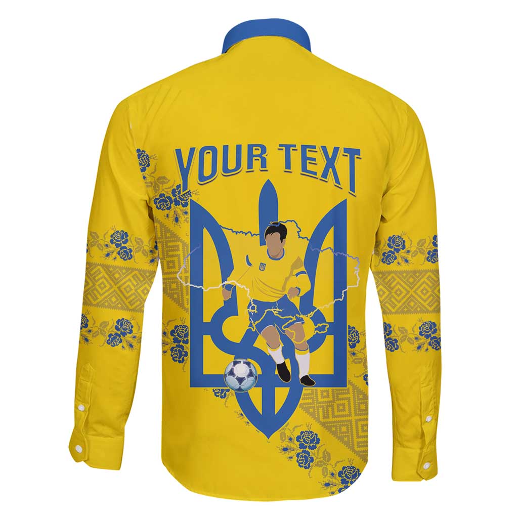 Personalised Ukraine Football Family Matching Mermaid Dress and Hawaiian Shirt Glory to Ukrainian