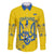 Personalised Ukraine Football Family Matching Puletasi and Hawaiian Shirt Glory to Ukrainian