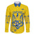 Personalised Ukraine Football Family Matching Short Sleeve Bodycon Dress and Hawaiian Shirt Glory to Ukrainian