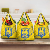 Personalised Ukraine Football Grocery Bag Glory to Ukrainian