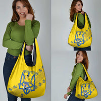 Personalised Ukraine Football Grocery Bag Glory to Ukrainian