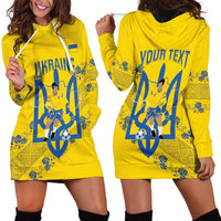 Personalised Ukraine Football Hoodie Dress Glory to Ukrainian