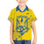 Personalised Ukraine Football Kid Hawaiian Shirt Glory to Ukrainian