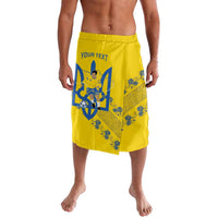 Personalised Ukraine Football Lavalava Glory to Ukrainian