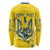 Personalised Ukraine Football Long Sleeve Shirt Glory to Ukrainian