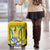Personalised Ukraine Football Luggage Cover Glory to Ukrainian