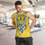 Personalised Ukraine Football Men Tank Top Glory to Ukrainian