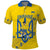 Personalised Ukraine Football Polo Shirt Glory to Ukrainian