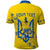 Personalised Ukraine Football Polo Shirt Glory to Ukrainian