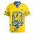 Personalised Ukraine Football Rugby Jersey Glory to Ukrainian