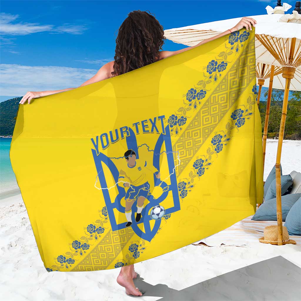 Personalised Ukraine Football Sarong Glory to Ukrainian
