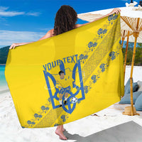Personalised Ukraine Football Sarong Glory to Ukrainian