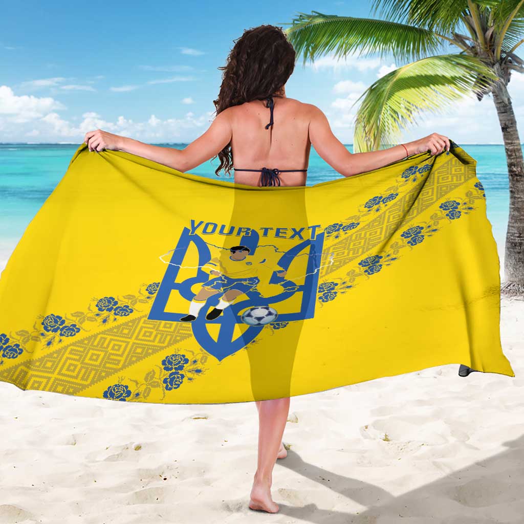 Personalised Ukraine Football Sarong Glory to Ukrainian