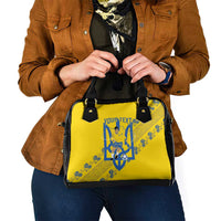 Personalised Ukraine Football Shoulder Handbag Glory to Ukrainian