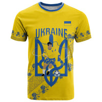 Personalised Ukraine Football T Shirt Glory to Ukrainian