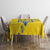 Personalised Ukraine Football Tablecloth Glory to Ukrainian