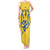Personalised Ukraine Football Tank Maxi Dress Glory to Ukrainian