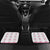 Ukraine Car Mats Traditional Braided Rope Belt Pink Folk Pattern